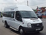 Бесплатный автобус Genser в пункт аренды автомобилей АрендаАвто-птф на Новорязанском шоссе